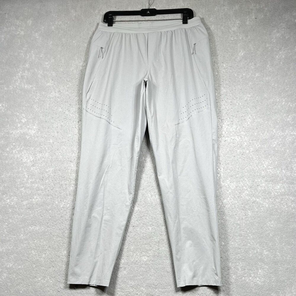 Lululemon Pants Mens Large Gray Fast Free Cold Weather Running Pocket Inseam 28”